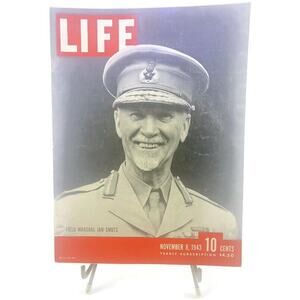 Life Magazine November 8 1943 South African Statesman Field Marshal Jan Smuts